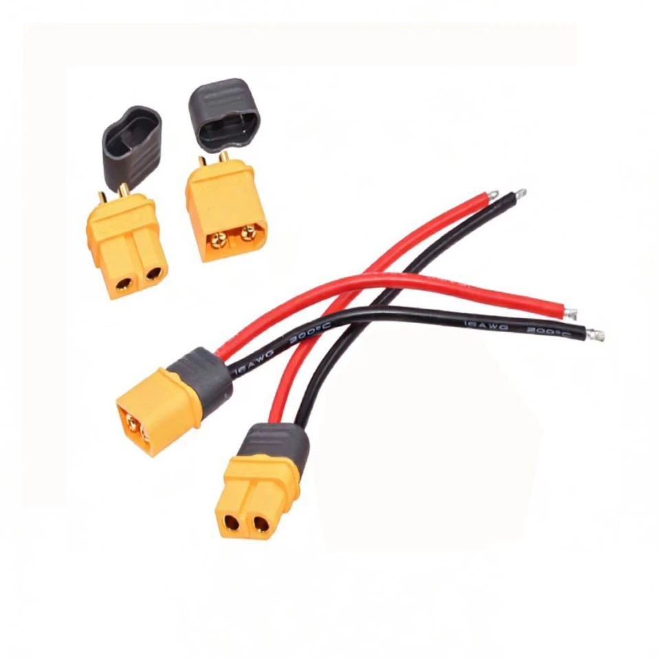 XT30 XT60 XT90 aku pistiku juhtmestik